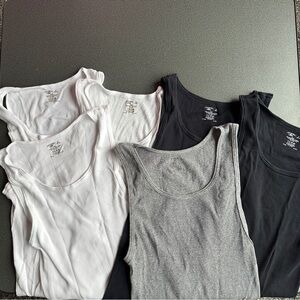 Jockey StayNew Ribbed Tank Top Bundle Size M (5 Pack)